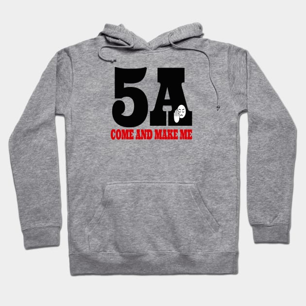 5A: Fifth Amendment Hoodie by TheDaintyTaurus